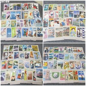 O9169S 約140枚まとめセット 20世紀デザイン切手 ポストカード 昭和レトロ キャラクター 文化 人