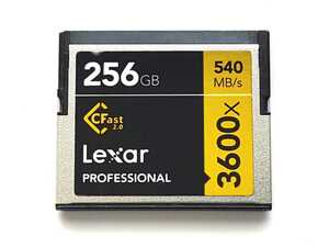 【残り2枚】☆美品☆ CFast 2.0 256GB 3600x レキサー プロフェッショナル Lexar Professional コンパクトフラッシュ CompactFlash Card
