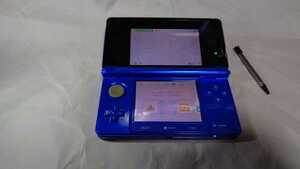 Nintendo 3DS本体 アクアブルー タッチペン 