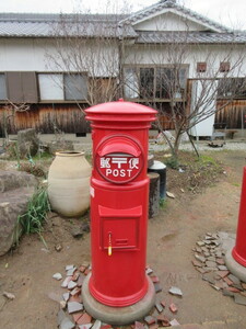 　鍵付属　郵便ポスト　綺麗です　郵便ポスト本物　本物昭和レトロポスト　 自宅まで指定業者が、お運びいたします。