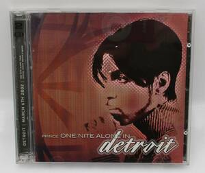 PRINCE CD2枚組「ONE NITE ALONE IN DETROIT」検索：プリンス MARCH 6TH 2002 SPECIAL GUEST MACEO PARKER メイシオ・パーカー