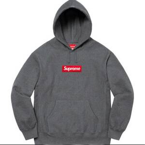 Supreme 21AW Box Logo Hooded Sweatshirt Charcoal Smallシュプリーム ボックス ロゴ パーカー チャコール グレー【S】