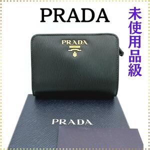 【未使用品級】プラダ 二つ折り財布 1ML018 2B6P ヴィッテロムーヴ