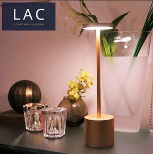 LAC☆Sunflower 海外輸入品 ゴールド テーブルランプ 充電式 検索：Cassina ACTUS alfrex BoConcept MASTERWAL IDEE