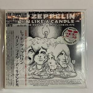 LED ZEPPELIN : BURN LIKE A CANDLE 5CD EMPRESS VALLEY SUPREME DISK 廃盤　デッドストック　シールド新品