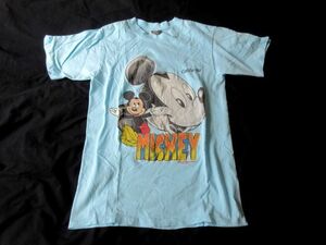 ディズニー　ミッキー　Disney Mickey ８０’ｓ　USA製　TシャツM 