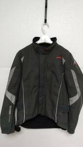クシタニ　KUSHITANI　GORE-TEX　ショートライディングジャケット　グレー色　Mサイズワイド（表記M/L）