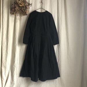 YAECA ヤエカ ビックタック ワンピース/ドレス 黒 Mサイズ