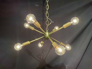 Sputnik lamp スプートニク 8灯 真鍮 ミッドセンチュリー ヴィンテージ 
