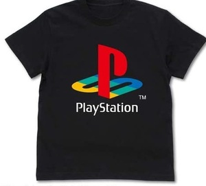 コスパ正規品　プレイステーション 初代PlayStation Tシャツ Ver.2 BLACK　Mサイズ　黒 ゲーム アニメ 漫画 衣類 コスプレ 企業ロゴ 送料安