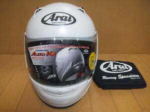 美品 Arai アライ アストロIQ ASTRO-IQ グラスホワイト サイズL(59・60) フルフェイスヘルメット コレクション品