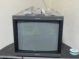 SONY／ソニー　 トリニトロン カラービデオモニター　　PVM-D20L5J 動作確認済み！