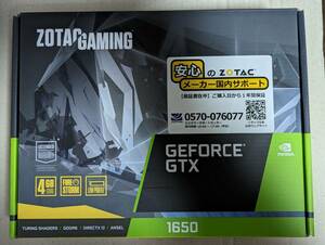 ZOTAC GeForce GTX 1650 Low Profile GDDR6 ロープロ 美品　送料無料