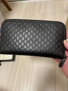 グッチ長財布 シマ 美品