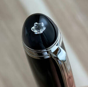 超美品　限定品　希少 ドイツ製 モンブラン ダイヤモンド ル・グラン プラチナ ボールペン 106125 （M23871）新品純正リフィル付