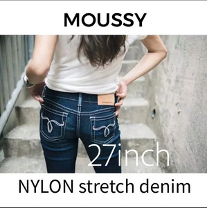 MOUSSY NYLON stretch denim 27