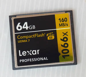 Lexar Professional 1066倍速 コンパクトフラッシュカード 64GB 超美品