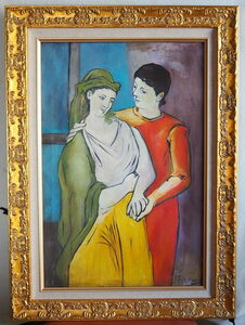 [Artworks]パブロ・ピカソ|新古典主義の時代|Lovers(恋人たち)|1923年|肉筆|油彩|原画|パリ老舗画廊認証