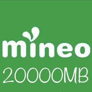 即日対応☆マイネオ mineo パケットギフト 20GB 20000MB☆
