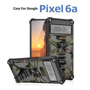 Google Pixel 6a ケース アーミーグリーン 迷彩アーマー