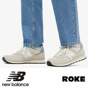 新品正規 ニューバランス (New Balance) スニーカー シューズ カジュアル メンズ 男性用 ライト グレー LIGHT GRAY 日本サイズ25.5cm