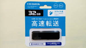 アイ・オー・データ機器 YUM3-32G／K USBメモリディスク 32GB ブラックYUM332G／K　送料込み