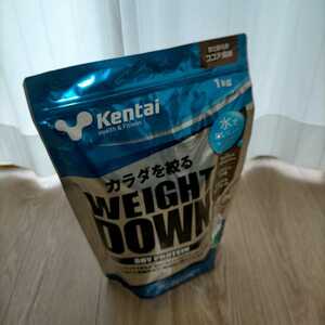 Kentai(ケンタイ) ウェイトダウン ソイプロテイン ココア風味 K1240(1kg)※賞味期限：2024.7/26