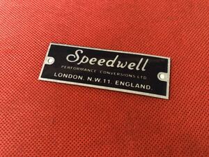 SpeedWell スピードウェル マグネットプレート (検索用 ローバーミニ ミニクーパー MINI BRM ホイール 空冷VW ビートル ワーゲン EMPI 