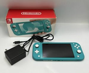 1円～★ Nintendo Switch Lite ニンテンドー スイッチ ライト ターコイズ 動作確認済み 初期化済み