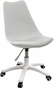 組み立て済み　未使用品　オフィスチェア 人間工学デスクチェア ワークチェア パソコンチェア 一体成形椅子 360度