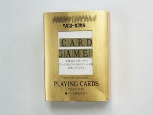 ヘキスト・カプセル トランプ プレイングカード Hoechst Capsule Playing Cards 1981 昭和レトロ 粗品 ノベルティ