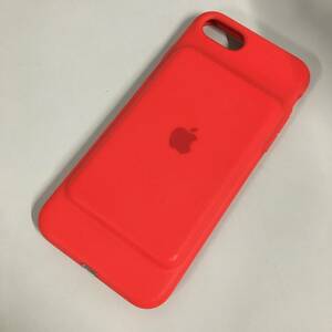 ●Apple iPhone7 smart battery case product red スマートバッテリーケース 赤　【23/0202/01