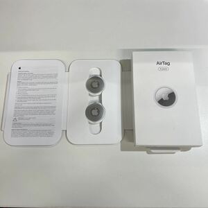 【新品・未使用】Apple AirTag アップルエアータグ　２個セット