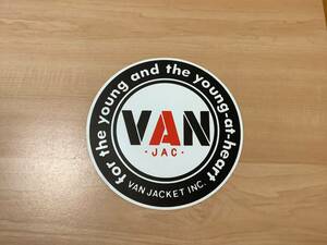 【激レア】大丸 17㎝　VAN JAC ステッカー ブラック　新品未使用