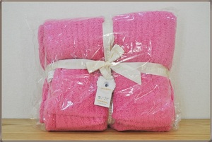 ダブルサイズ高級寝具ファー＆ミロン　丸洗い可能190×210㎝ピンク　新品Fur&milon　高品質掛敷毛布