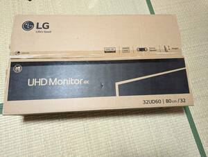 【美品】　LG モニター ディスプレイ 32UD60-B 31.5インチ/4K/VA 非光沢/HDMI、DisplayPort/スピーカー搭載/高さ調節対応