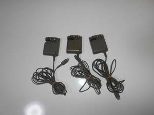 清掃動作品 USG-002 x3個 (JPN/USA) ACアダプター 充電器 NINTENDO 任天堂 ニンテンドーDS DS Lite用 純正品