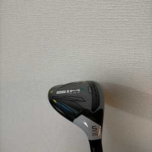 ほぼ新品! テーラーメイド日本正規品 SIM2MAXレスキュー 5番25° 純正カーボンシャフト S ヘッドカバー無し1円スタート!