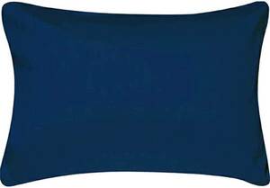 T-195 枕カバー 高級棉100％ 全サイズピローケース ホテル品質 サテン織 300本高密度 (ネイビー, 43*63cm)