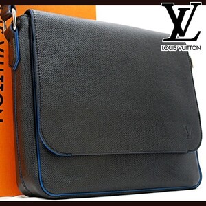 ★極美品★ ルイヴィトン Louis Vuitton タイガ ロマンPM NM メンズ ショルダーバッグ 1円 M30625 参考定価23万 R22121805