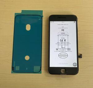 iPhone 8、iPhone SE2 【純正再生品 】フロントパネル 画面 液晶 修理 交換 黒 1枚 、防水シール付き 。 ジャンク 3