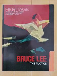 ブルース・リー　2021年7月開催　HERITAGE 遺品オークション　オリジナル本 ◆『BRUCE LEE THE AUCTION』Rベイカーに宛てた直筆レター
