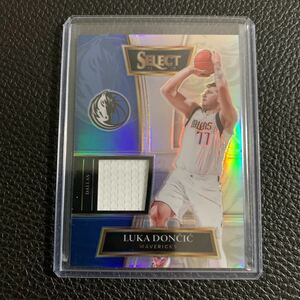 Luka Doncic 2021-22 Panini Selective Swatches Silver Prizm ルカ・ドンチッチ ゲーム着用