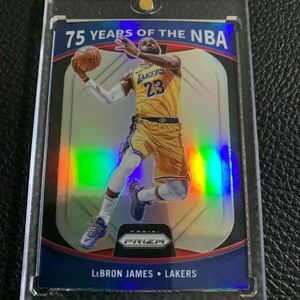 LeBron James 2021-22 Panini Donruss Optic 75 years of NBA Silver Prizm レブロン・ジェームス 