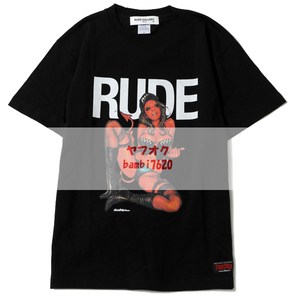 ★新品 RUDE GALLERY ルードギャラリー ロッキンジェリービーン コラボ Tシャツ BLK サイズ3