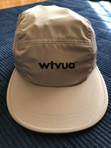 美品 WTAPS ダブルタップス 21AW T-7 02 CAP フロント ロゴ キャップ 帽子 ベージュ フリーサイズ