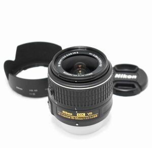 【新品級の超美品・純正フード付き】Nikon ニコン AF-S DX NIKKOR 18-55mm f/3.5-5.6 G VR Ⅱ