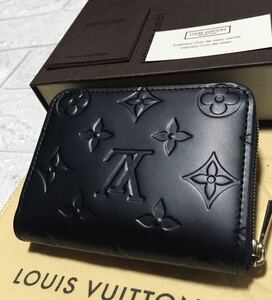 美品/鑑定済みルイヴィトンLVヴェルニコインパース/外装ブラックリカラー品