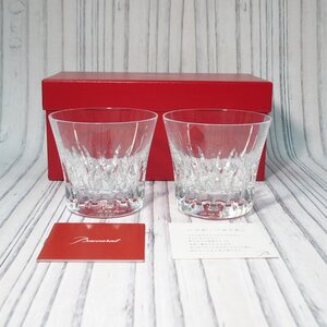 m002 D1【1円~ 新品未使用品 Baccarat バカラ ペアグラス タンブラー 2015 ROSA ローザ クリスタルガラス ロックグラス 箱有】 60