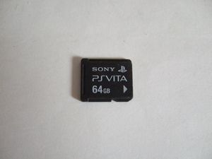 PS VITA メモリーカード 64GB 正常動作確認済み フォーマット済み PlayStation Vita カードのみ